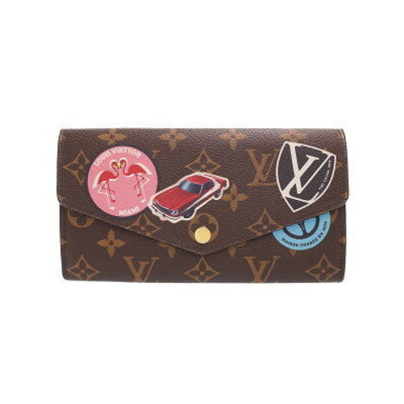 Louis Vuitton Monogram Portefeuille Sarah Bifold Long Wallet - Picture 1 of 8